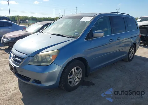 2006 Honda Odyssey Ex-L из США, поврежденный, VIN 5FNRL38606B069628